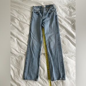 Agolda Lana straight jeans in Riptide